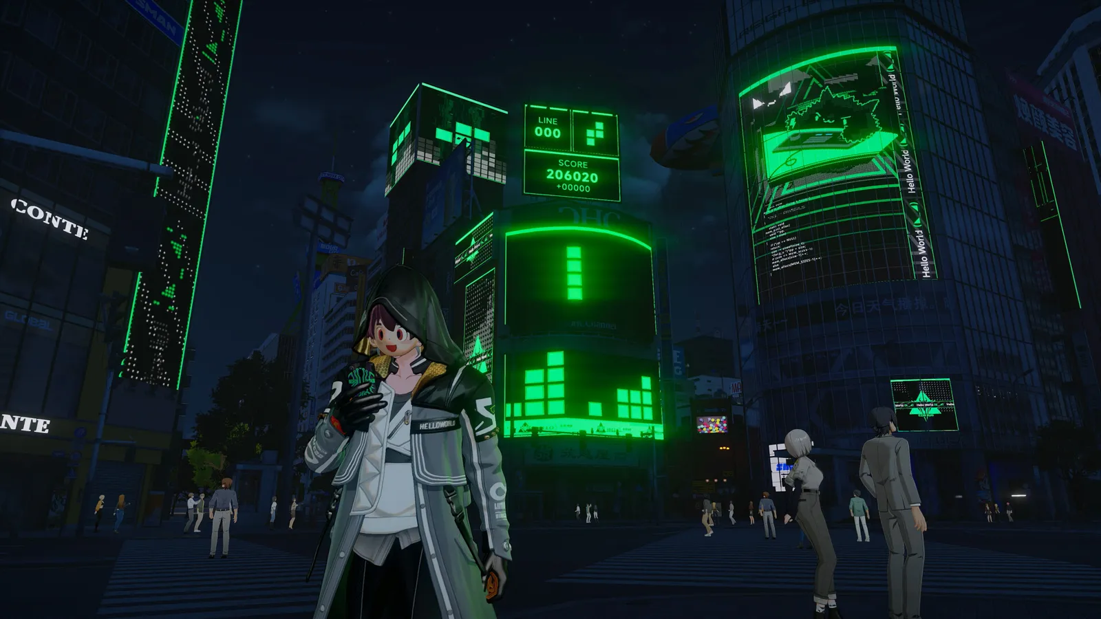 無限大 ANANTAのゲーム画面：都市の暮らし