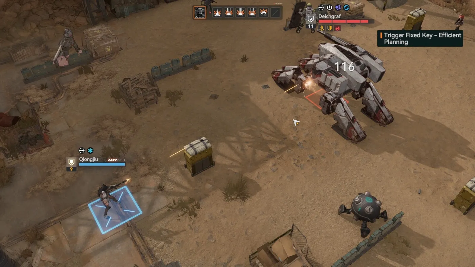 ドールズフロントライン2:エクシリウムのゲーム画面:戦闘